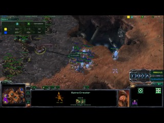 starcraft 2 - sc534 - dimaga (z) vs duckloadra (p) on blistering sands