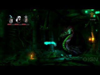 trine 2- boss fight gameplay